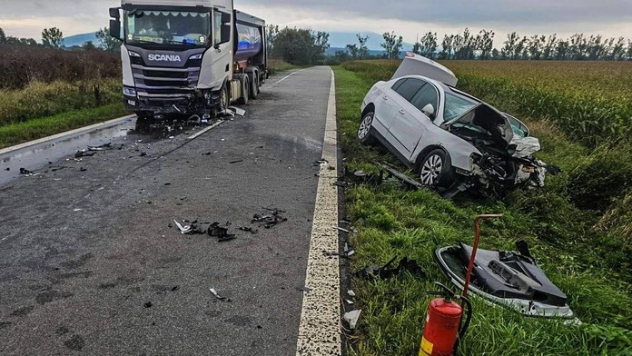 Tragická nehoda medzi obcami Ďurkov a Ruskov