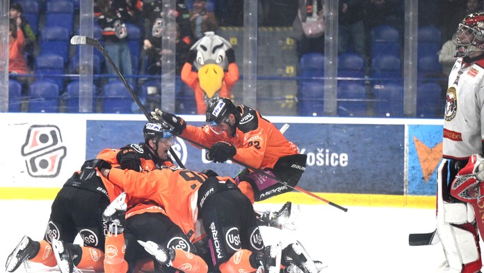 Radosť hráčov Košíc