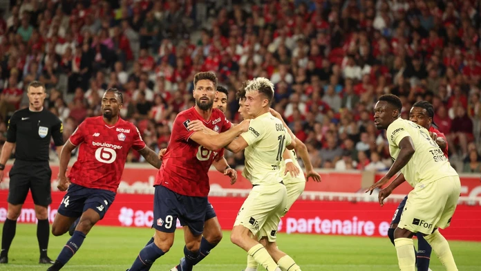 Snímka zo zápasu Lille - Monaco