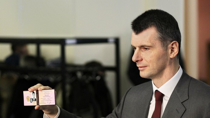 Ruský miliardár Michail Prochorov (archívna snímka)