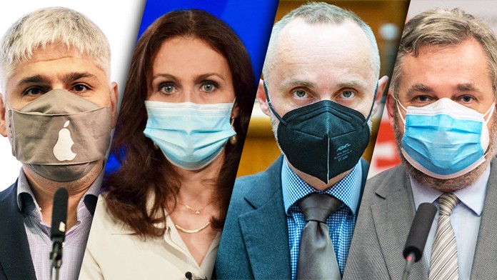 Pavol Čekan, Andrea Kalavská, Tomáš Valášek a Ondrej Dostál.