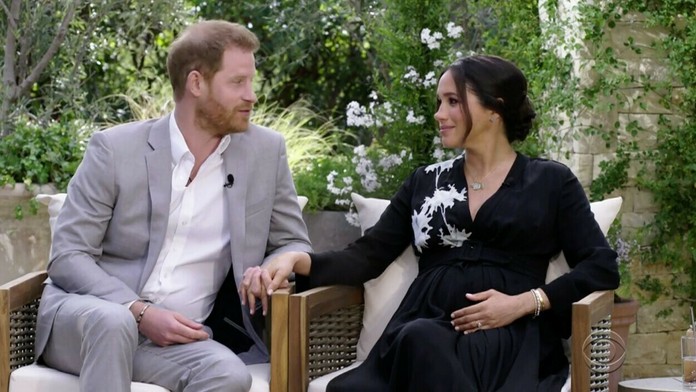 Princ Harry a Meghan Markle u Oprah