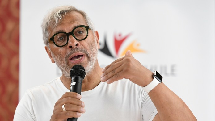 Na snímke futbalový vyslanec UEFA EURO 2024 Jimmy Hartwig.