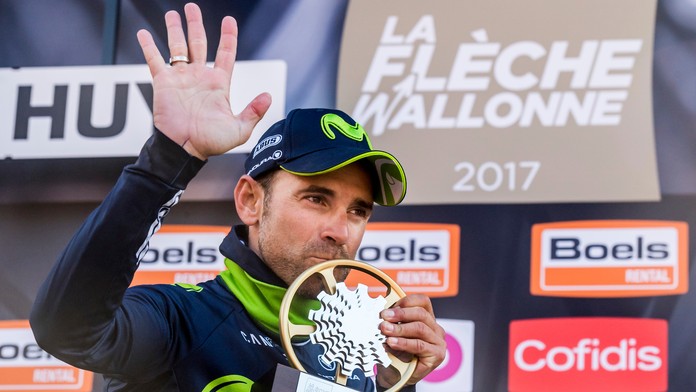 Španielsky cyklista Alejandro Valverde sa stal víťazom 81. ročníka ardénskej klasiky Valónsky šíp.