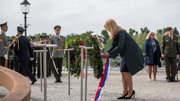 Prezidentka pripomenula, že Slovensko oslobodila najmä sovietska Červená armáda