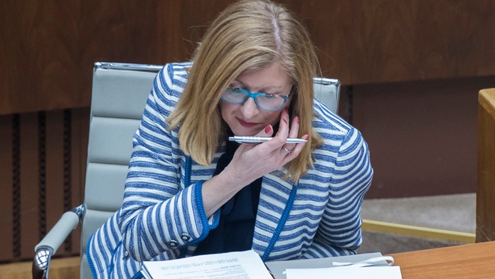 Ministerka pôdohospodárstva a rozvoja vidieka Gabriela Matečná. 