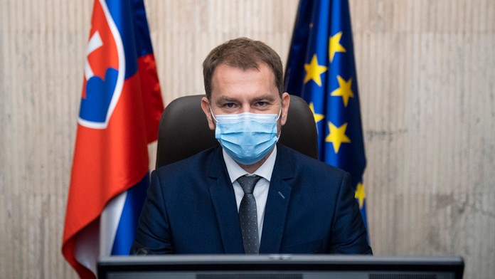 Predseda vlády SR Igor Matovič (OĽaNO).