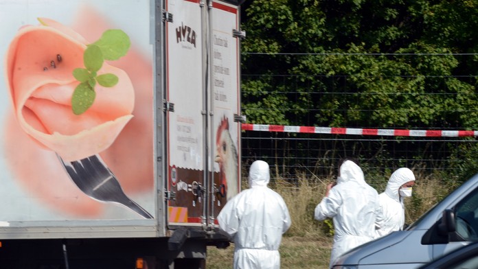 Telá utečencov našli v dodávke 27. augusta