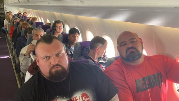 Eddie Hall a Brian Shaw.