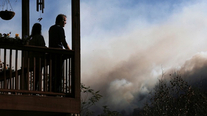 Juhovýchod USA zasiahli veľké požiare.