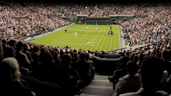 Centrálny dvorec na Wimbledone.