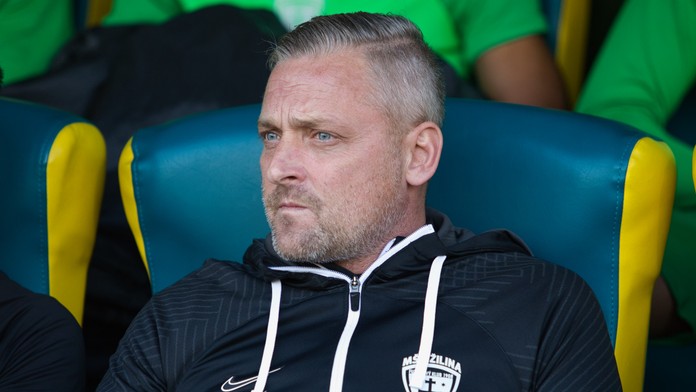 Tréner MŠK Žilina Michal Ščasný