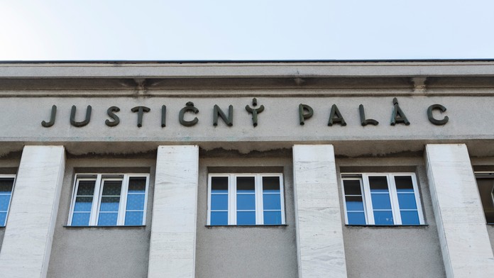 Budova Justičného paláca. 