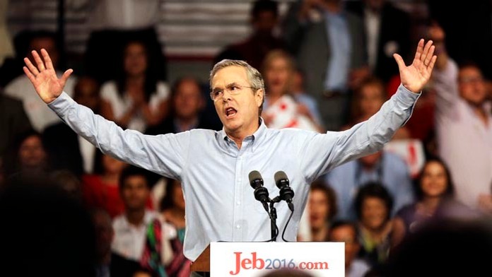 Bývalý republikánsky guvernér Floridy Jeb Bush oznámil v noci na dnes svoju kandidatúru na úrad prezidenta Spojených štátov.