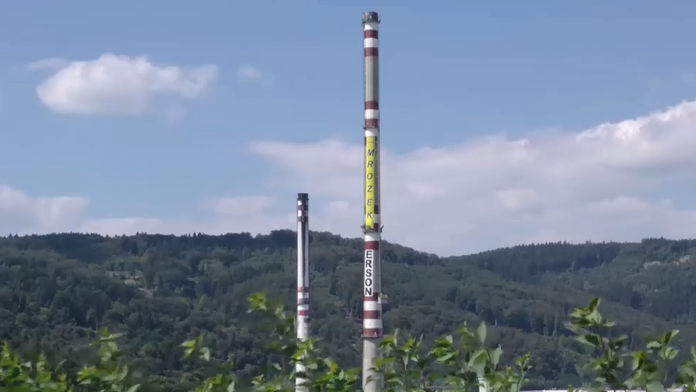 Komín v Považskej Bystrici