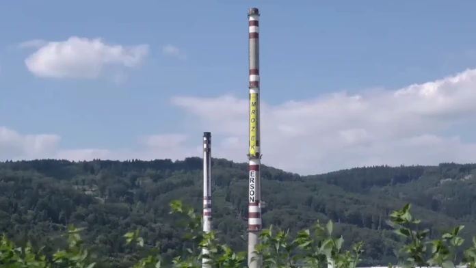Komín v Považskej Bystrici