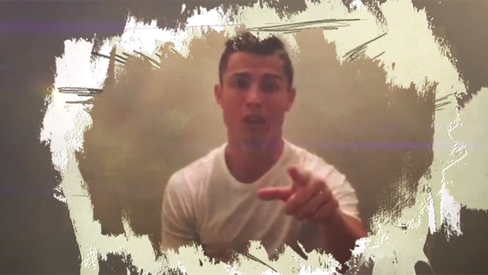 Ronaldo v klipe Julia Iglesiasa.