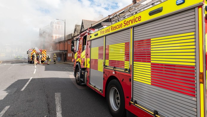 Hasiči vo Veľkej Británii (ilustračná snímka)