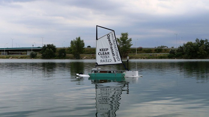 Loď, s ktorou chce Andrej Osuský prekonať svetový rekord a pokoriť Atlantik.   