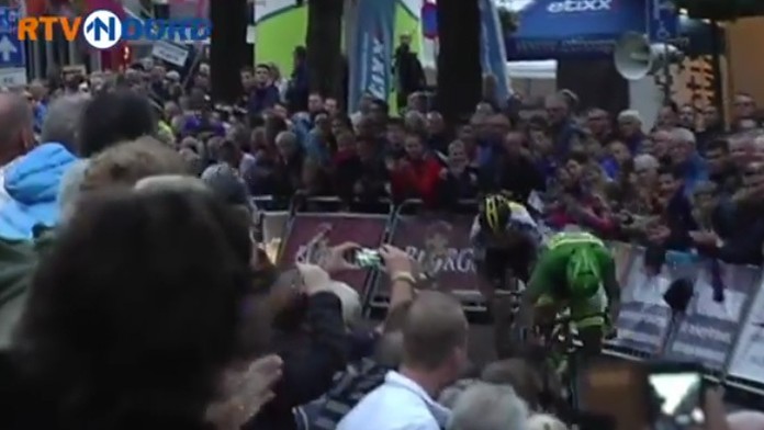 Sagan na exibícii vo Surhuisterveene. 