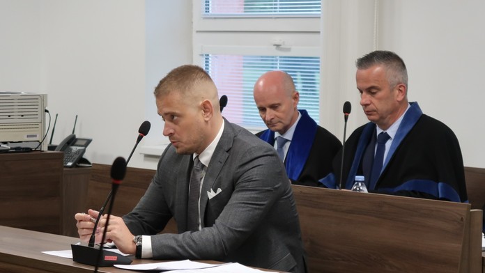 Na snímke podnikateľ Štefan Žiga počas pojednávania.