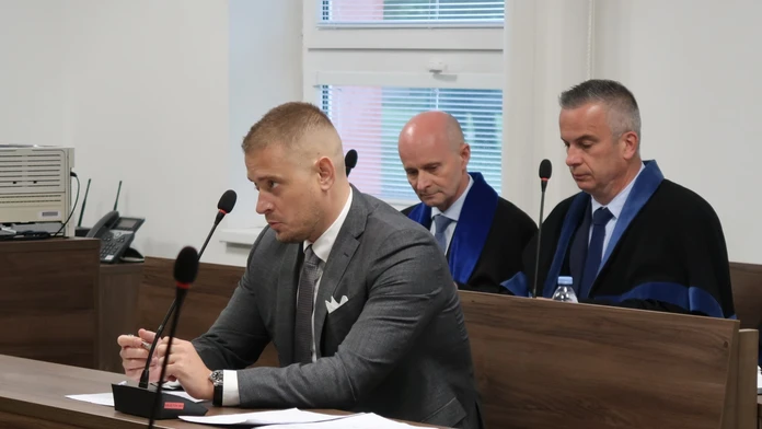 Na snímke podnikateľ Štefan Žiga počas pojednávania.