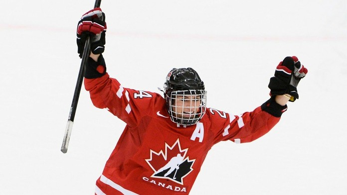 Kanaďanka Courtney Bichardová na archívnej snímke z roku 2015.