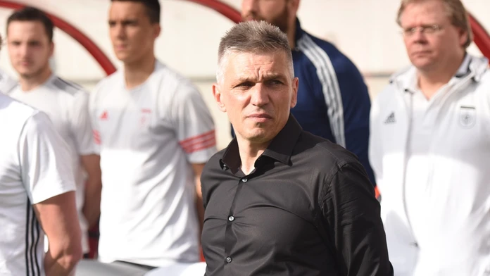 Na snímke tréner Ružomberka Norbert Hrnčár počas finále Slovnaft Cup-u medzi ŠK Slovan Bratislava – MFK Ružomberok.