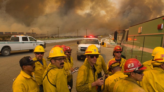 Požiare v Kalifornii.