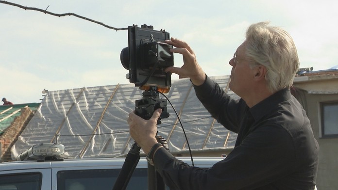 Alfred Seiland fotí skazu v Hodoníne.