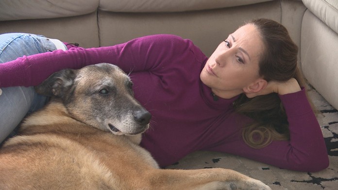 Diana Polomská s miláčikom Alikom.