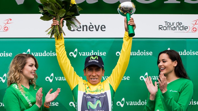 Kolumbijský cyklista Nairo Quintana.