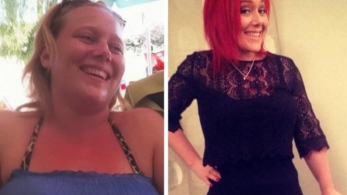 Sammi Dagger pred a po schudnutí.