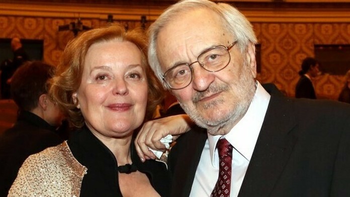 Magda Vášáryová s manželom na archívnej snímke.