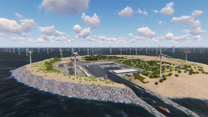 Sústava na výboru energie na piesčine Dogger Bank.