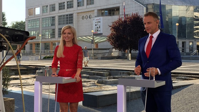 Zlatica Švajdová Puškárová a Patrik Švajda.