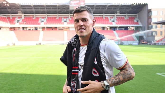 Martin Škrtel po príchode do Trnavy.