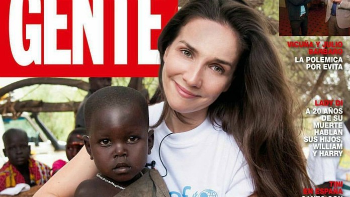 Natalia Oreiro na titulke časopisu Gente