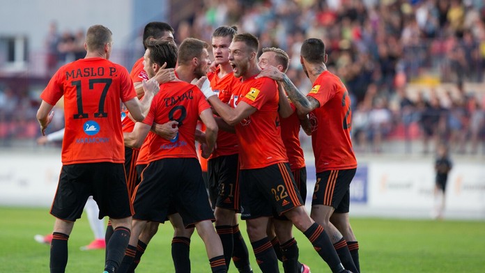 Na snímke hráči Ružomberka