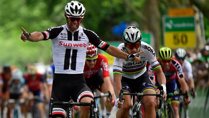 Víťaz 3. etapy Michael Mattews, druhý skončil Peter Sagan.
