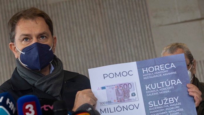 Igor Matovič počas tlačovej konferencii