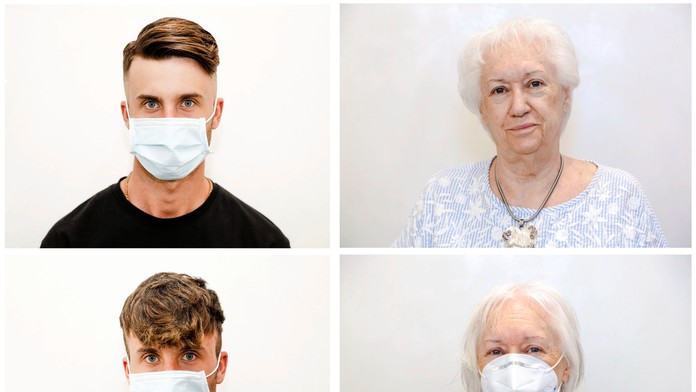 Francesca Rosiniová pred (dole) a po (hore) úprave vlasov.