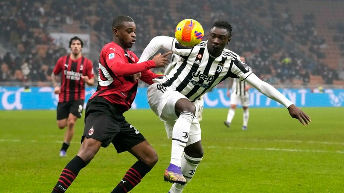 Pierre Kalulu a Moise Kean.