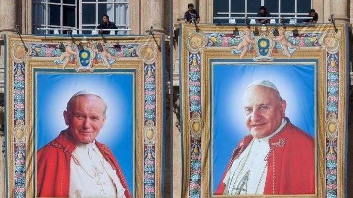 Svätí pápež - Ján Pavol II. a Ján XXIII.