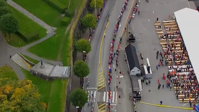 Posledné kilometre pred cieľom nórska televízia neodvysielala.