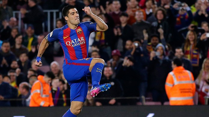 Útočník Barcelony Luis Suárez.