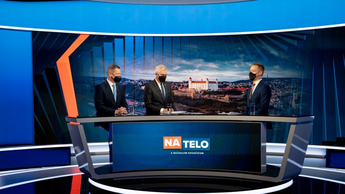 Peter Kmec a Ivan Korčok v Na telo.