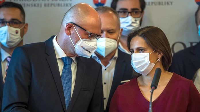 Richard Sulík a Mária Kolíková