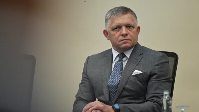 Na snímke premiér Robert Fico.