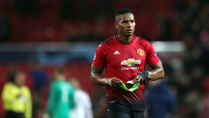 Antonio Valencia z Manchestru United po zápase LM proti Valencii.